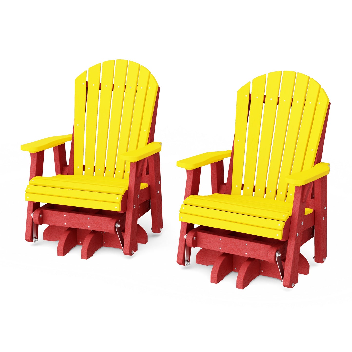 Heritage Adirondack Swivel Glider Chair Set of 2
