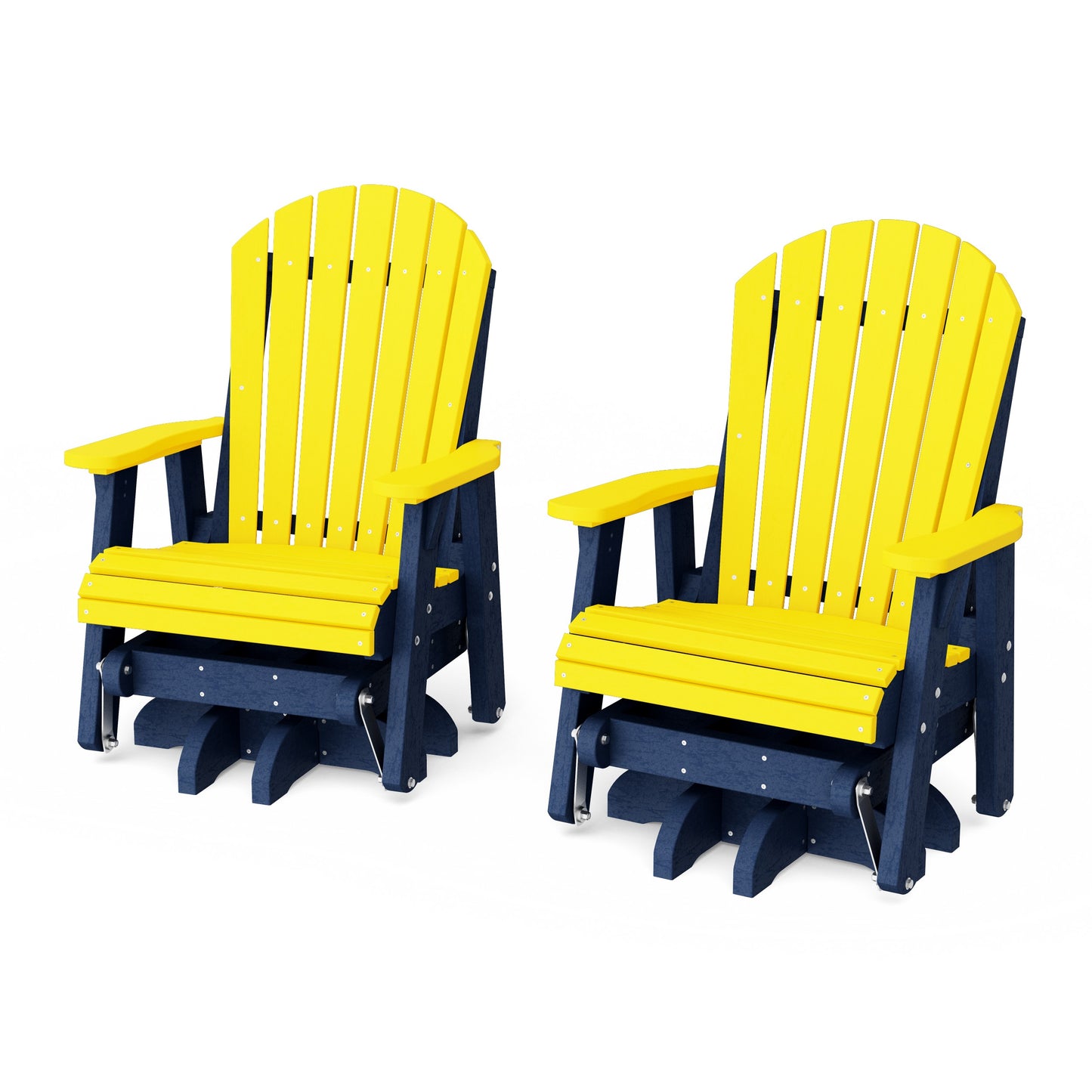Heritage Adirondack Swivel Glider Chair Set of 2