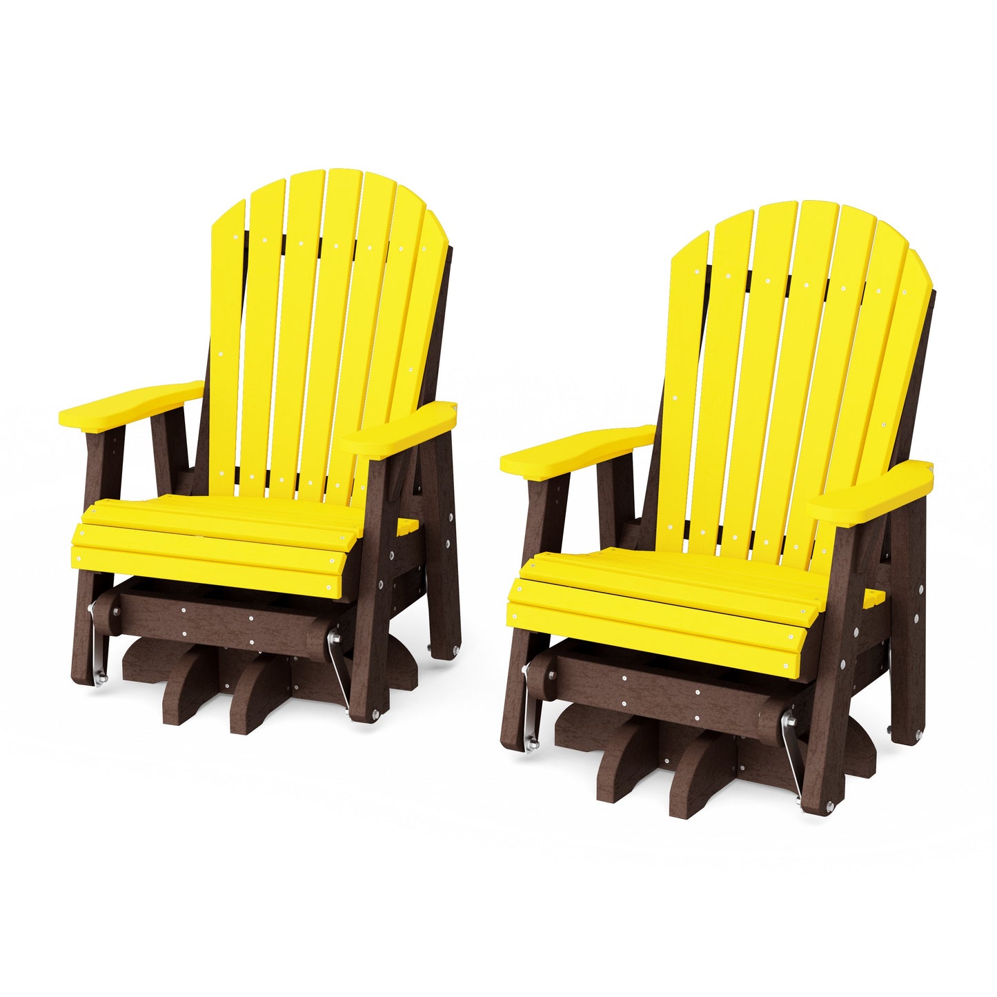Heritage Adirondack Swivel Glider Chair Set of 2