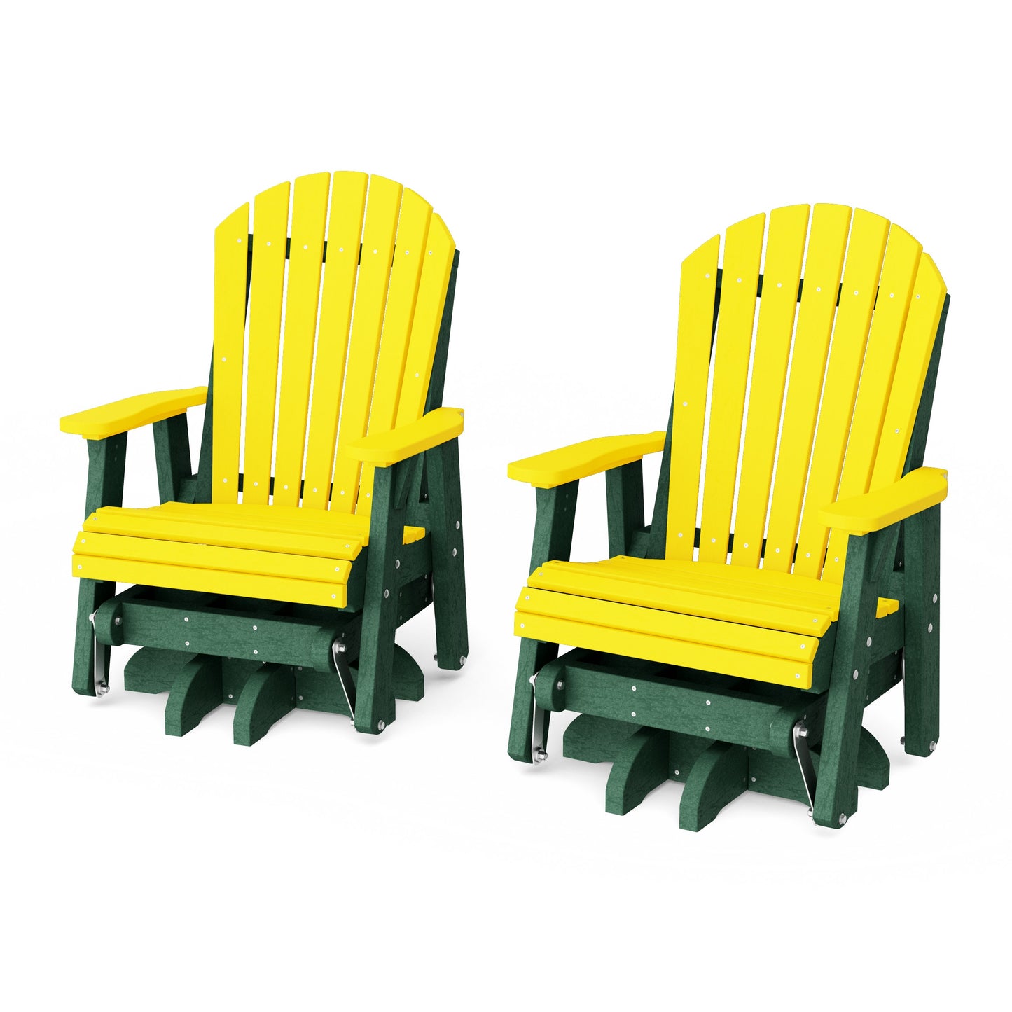 Heritage Adirondack Swivel Glider Chair Set of 2