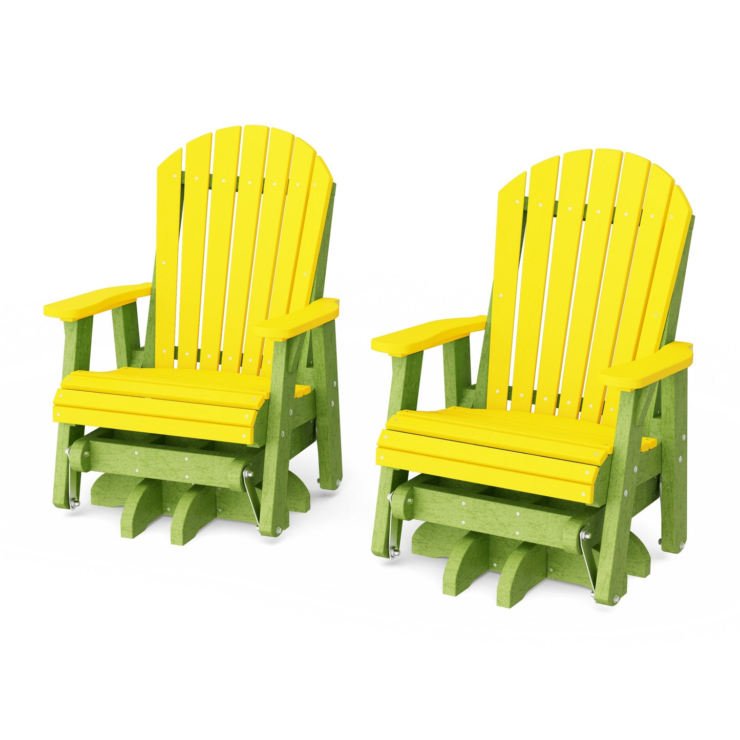 Heritage Adirondack Swivel Glider Chair Set of 2