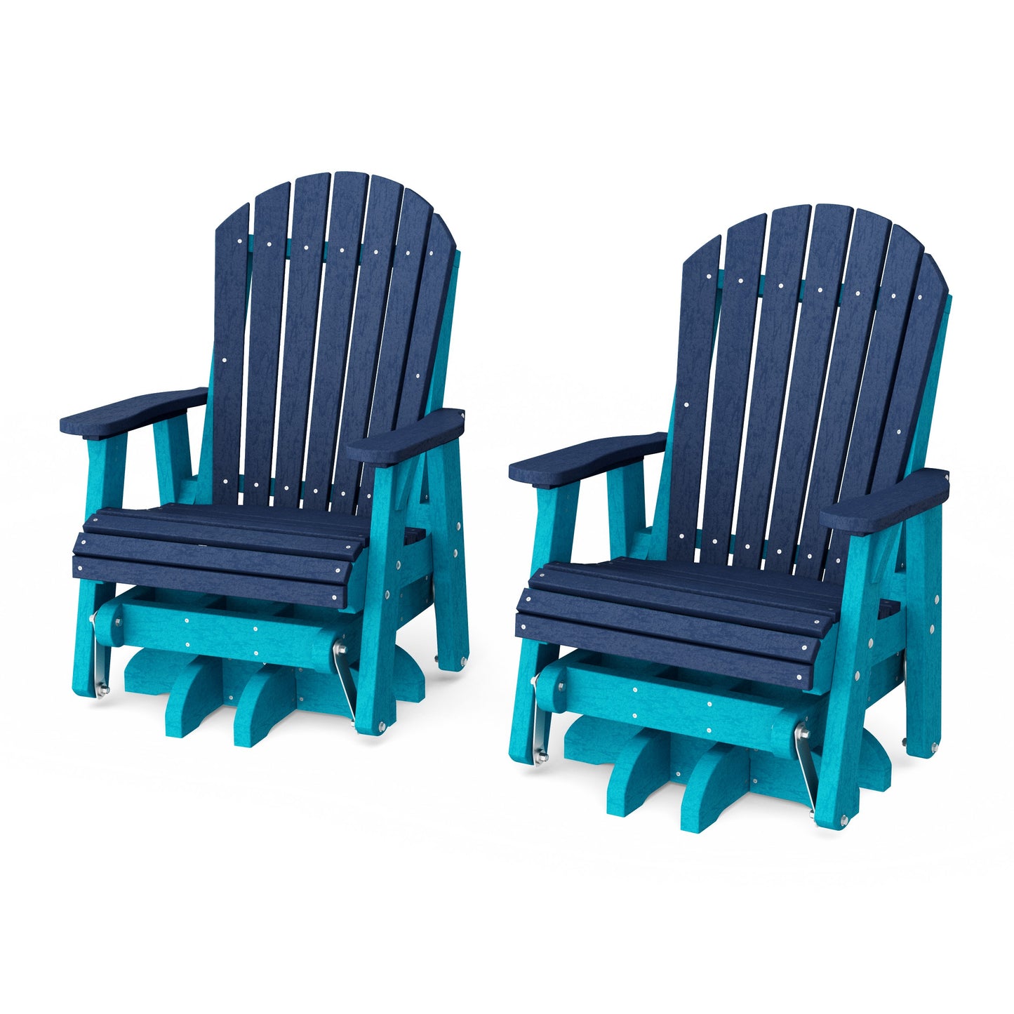 Heritage Adirondack Swivel Glider Chair Set of 2