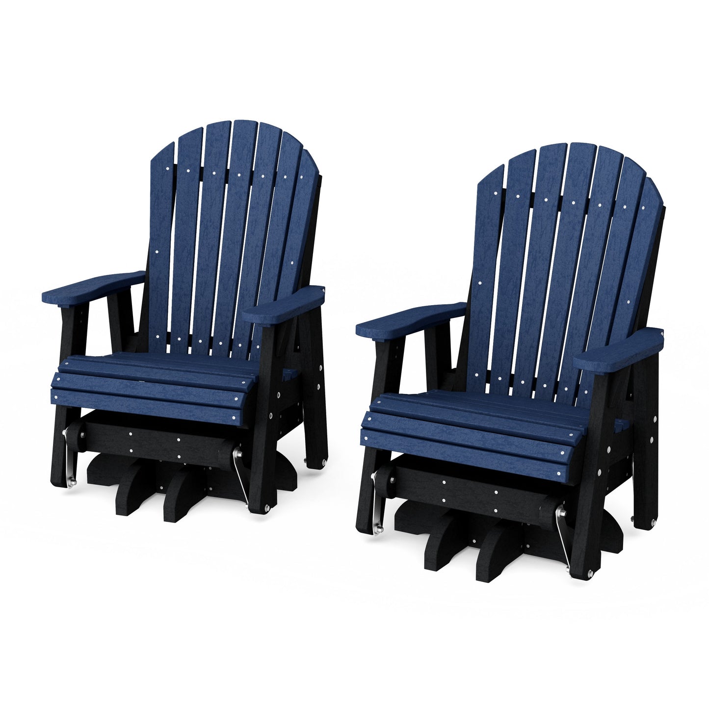 Heritage Adirondack Swivel Glider Chair Set of 2