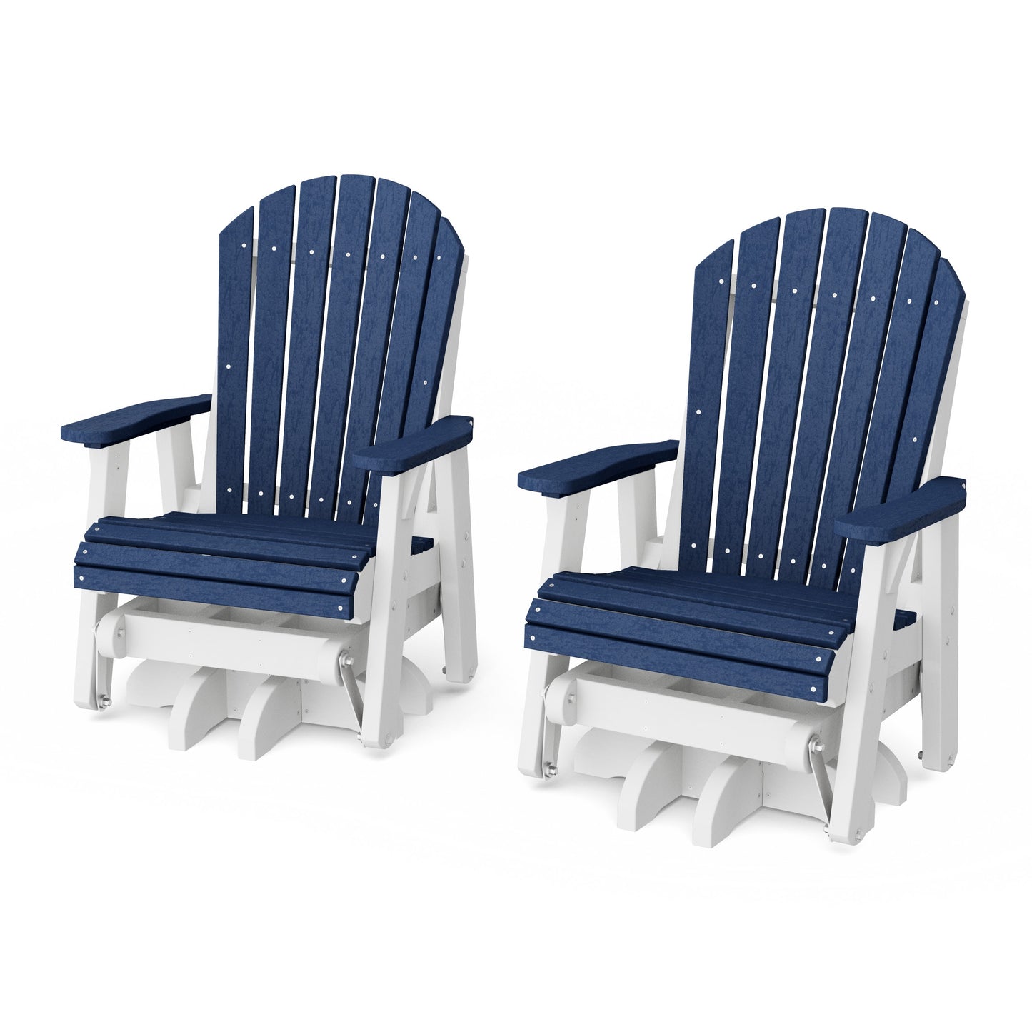 Heritage Adirondack Swivel Glider Chair Set of 2