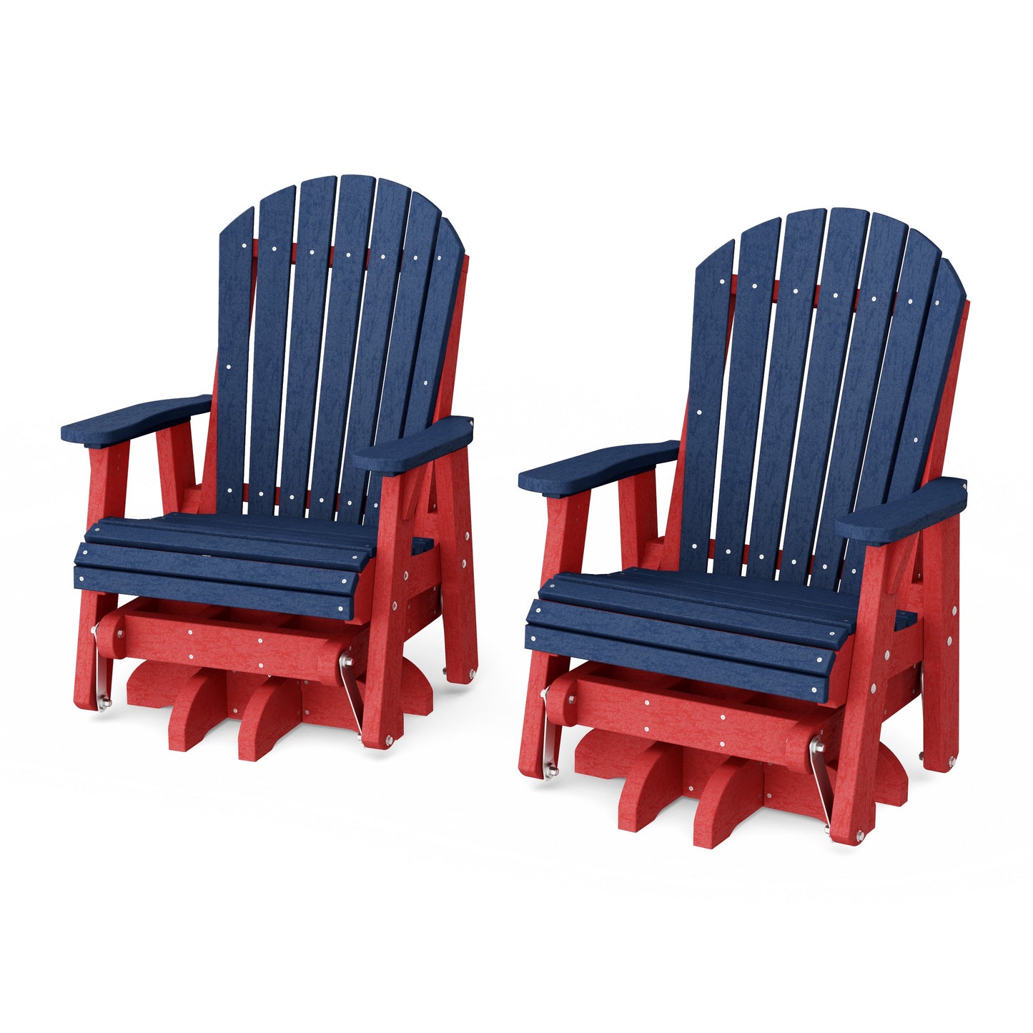 Heritage Adirondack Swivel Glider Chair Set of 2