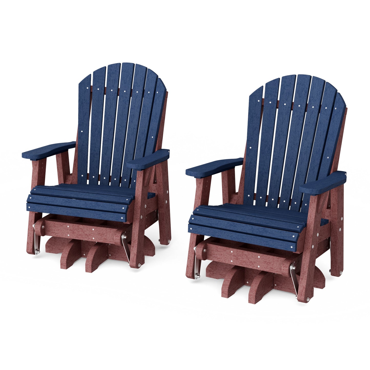 Heritage Adirondack Swivel Glider Chair Set of 2