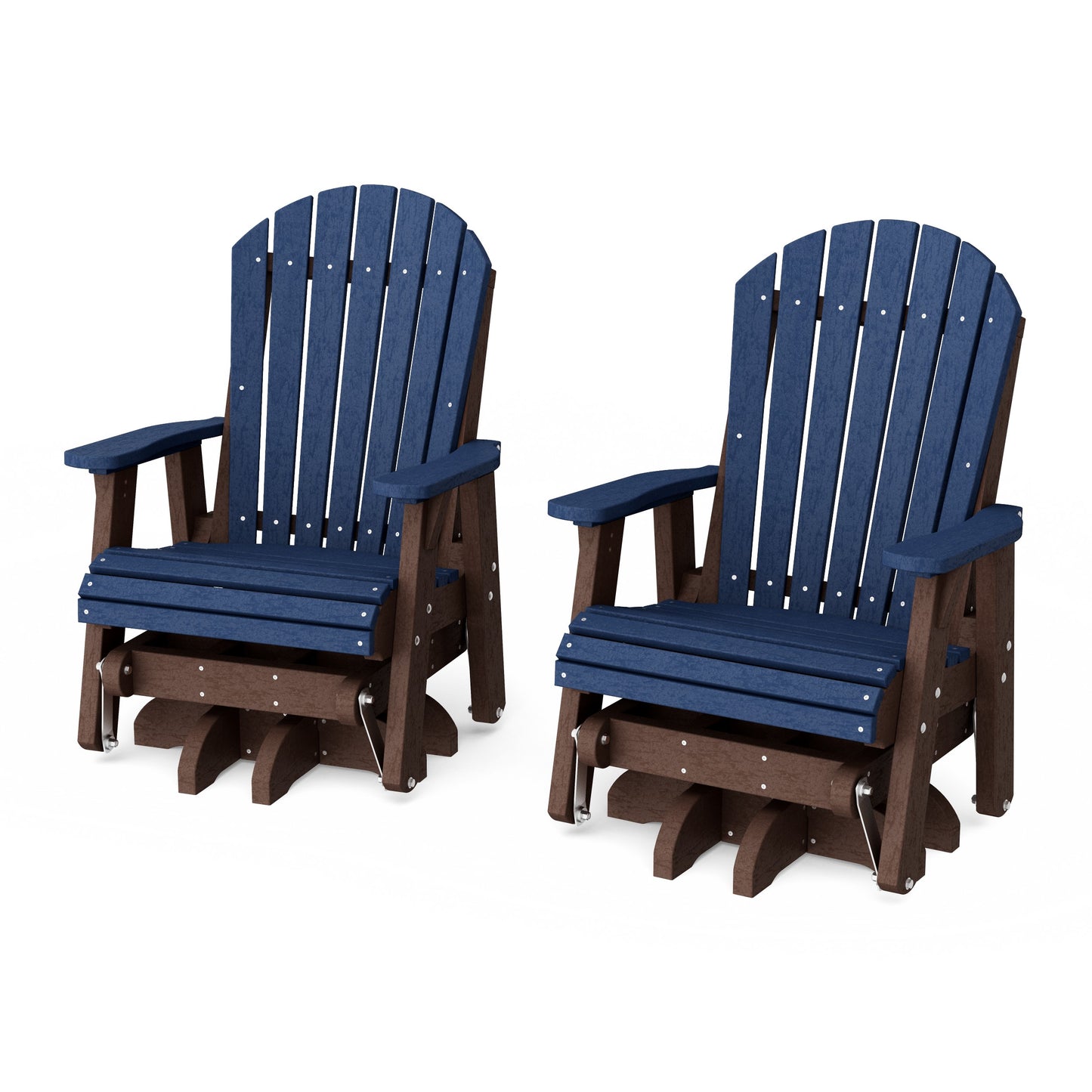Heritage Adirondack Swivel Glider Chair Set of 2