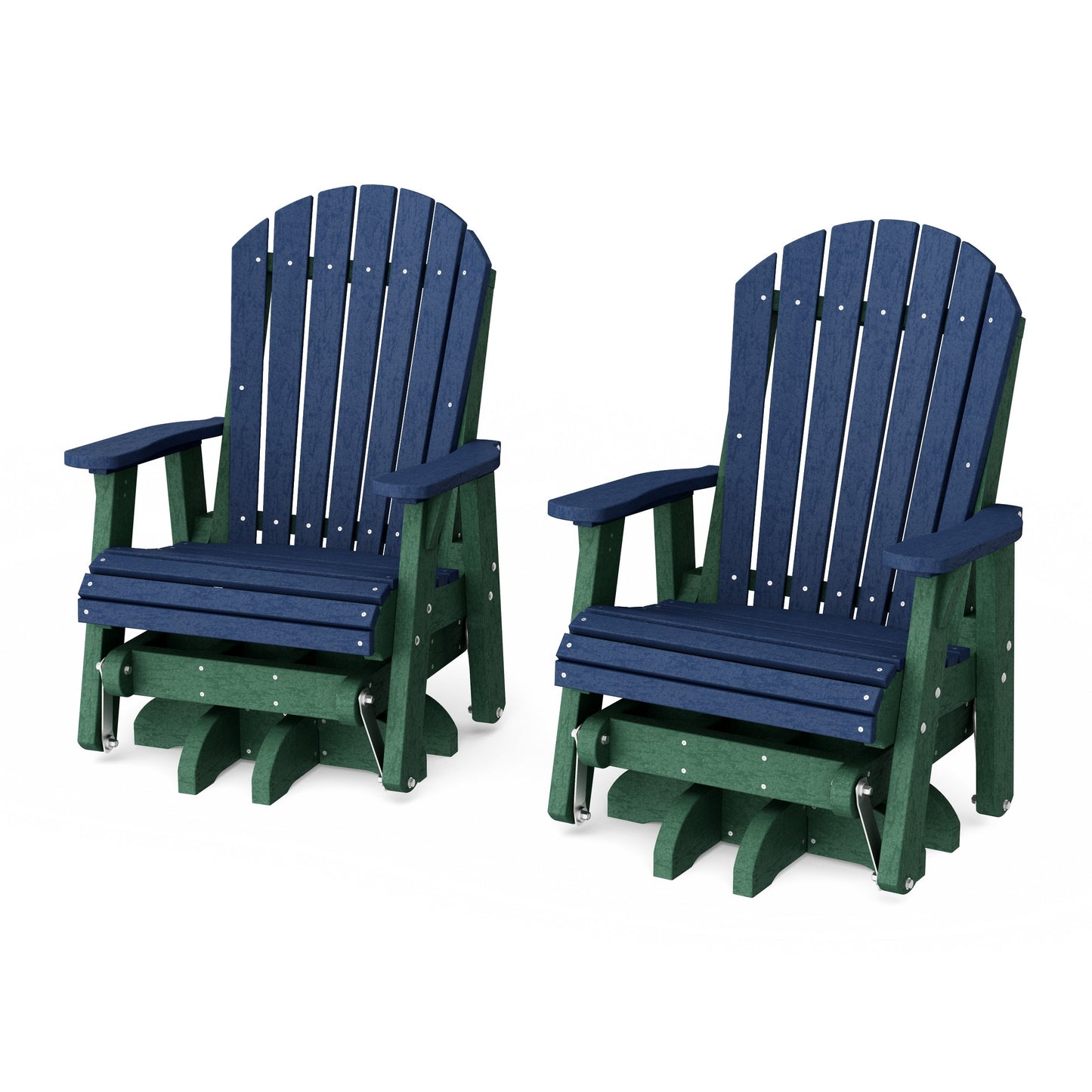 Heritage Adirondack Swivel Glider Chair Set of 2