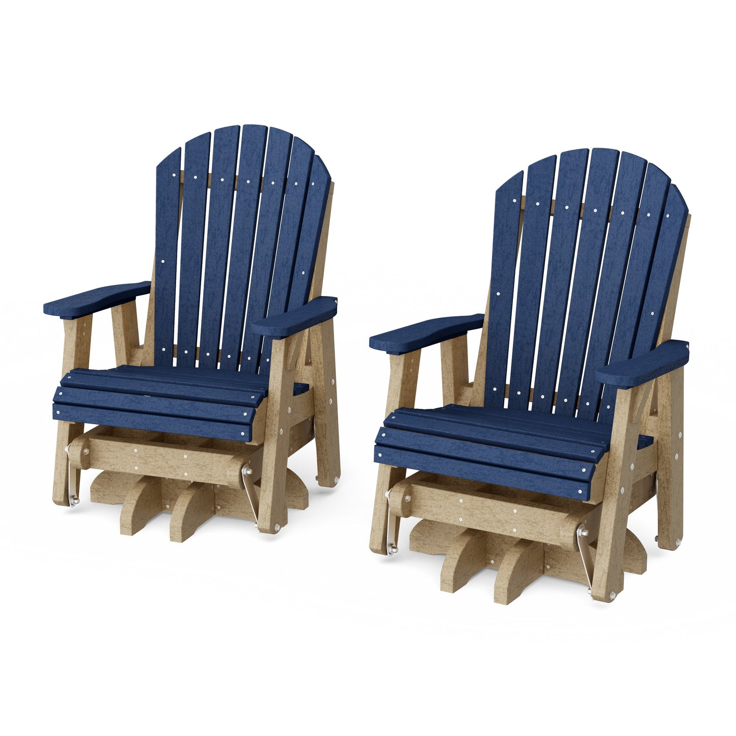 Heritage Adirondack Swivel Glider Chair Set of 2