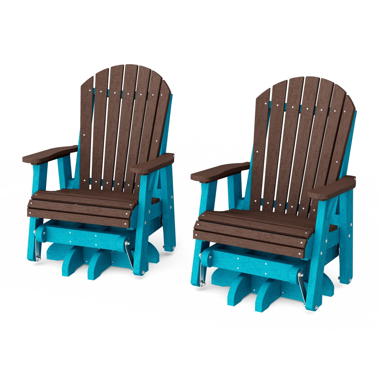 Heritage Adirondack Swivel Glider Chair Set of 2