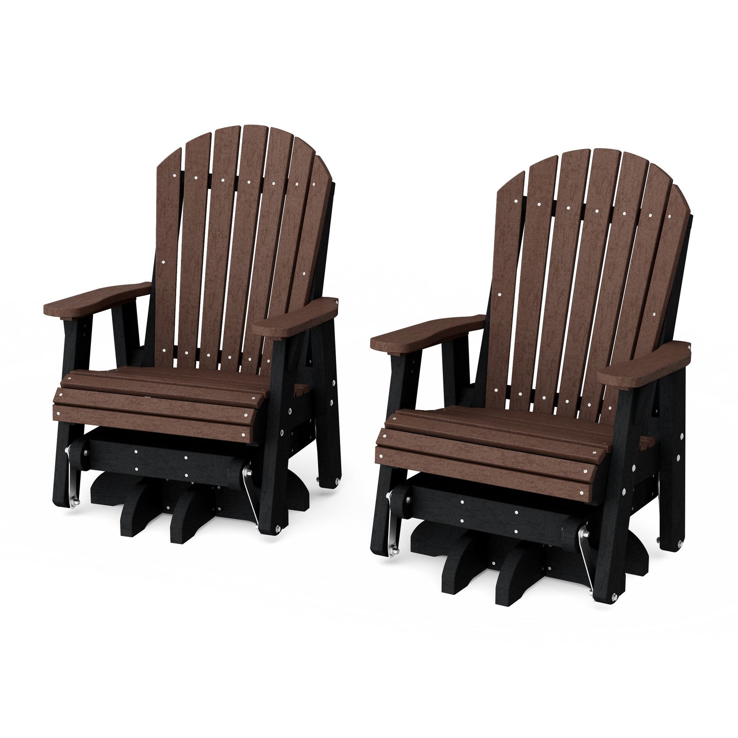 Heritage Adirondack Swivel Glider Chair Set of 2