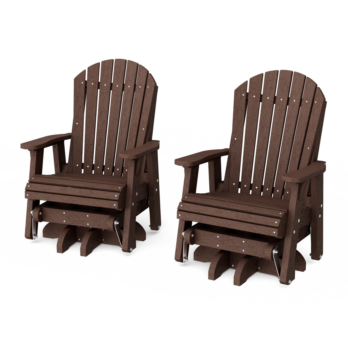 Heritage Adirondack Swivel Glider Chair Set of 2