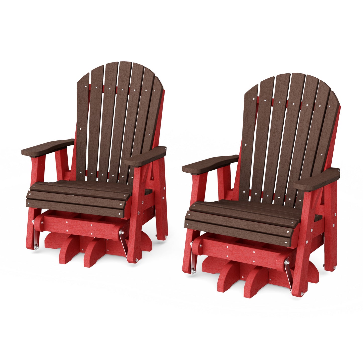 Heritage Adirondack Swivel Glider Chair Set of 2