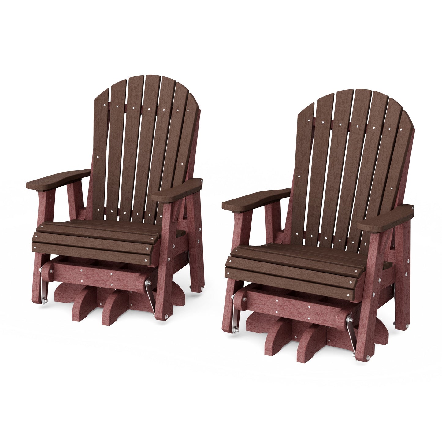 Heritage Adirondack Swivel Glider Chair Set of 2