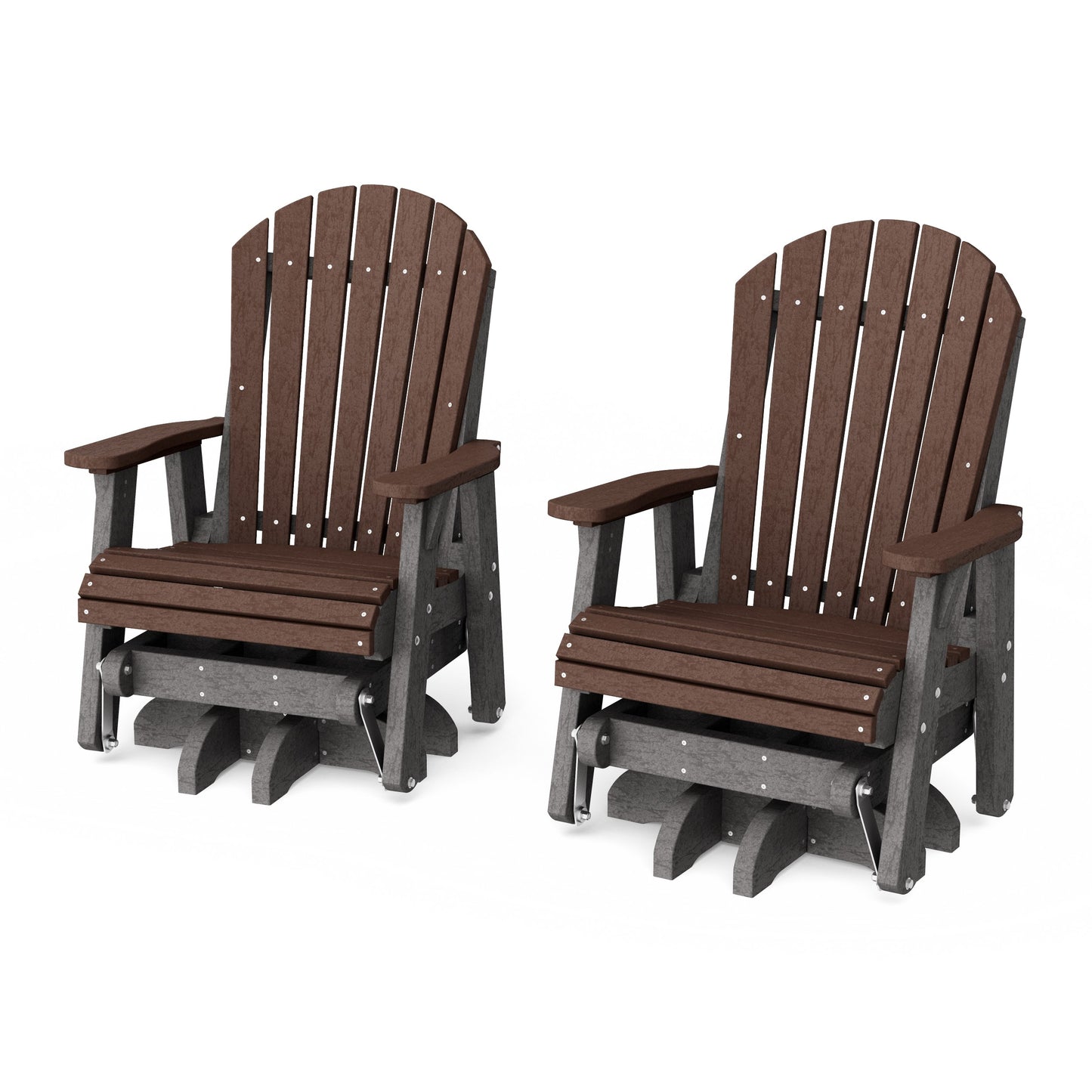 Heritage Adirondack Swivel Glider Chair Set of 2