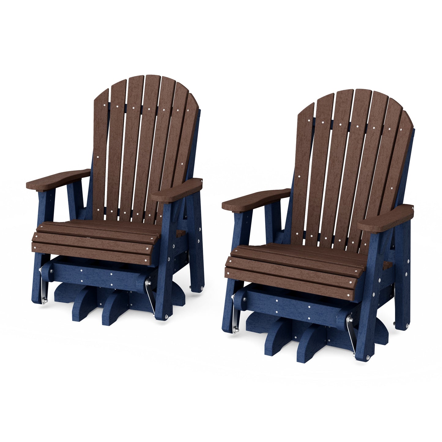 Heritage Adirondack Swivel Glider Chair Set of 2