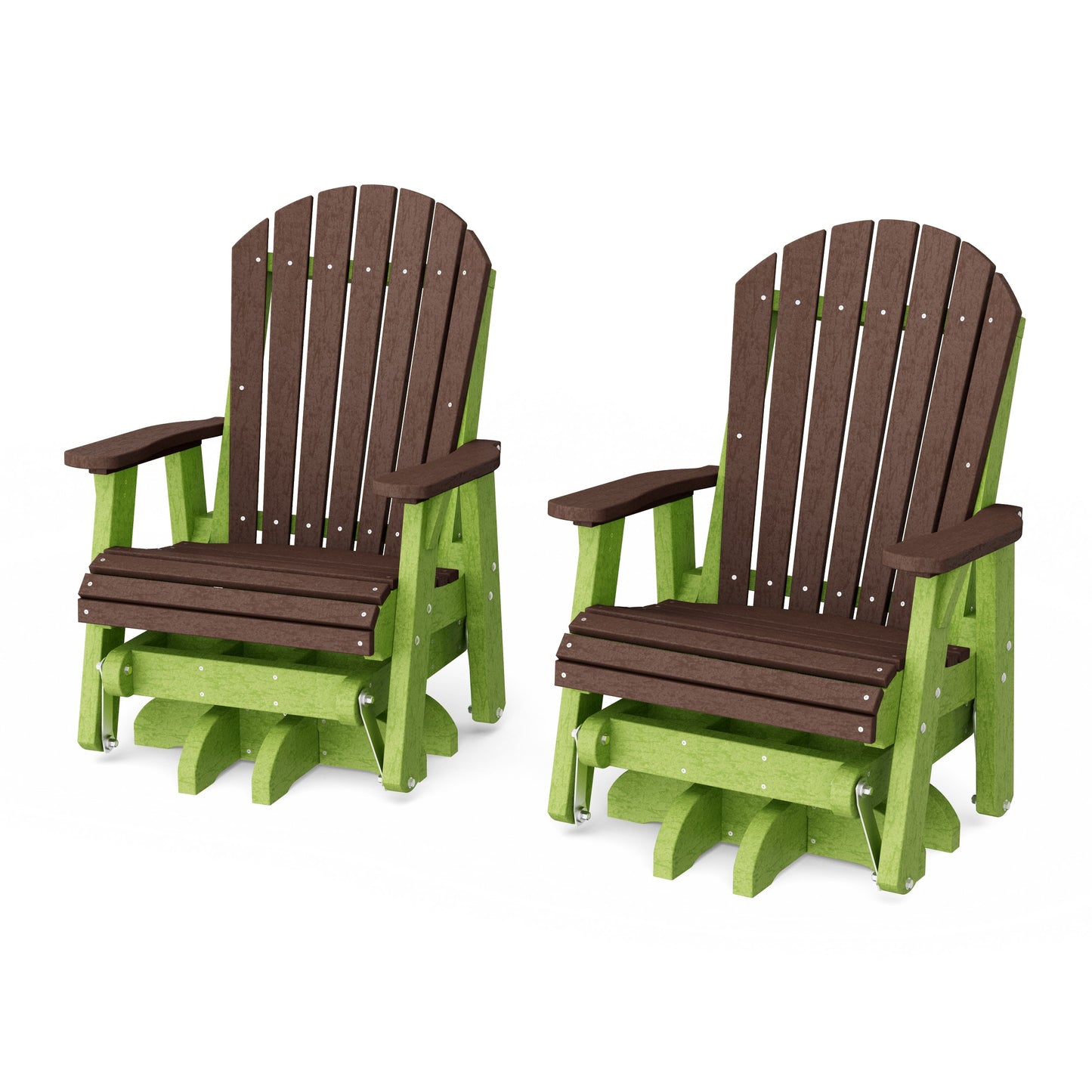 Heritage Adirondack Swivel Glider Chair Set of 2