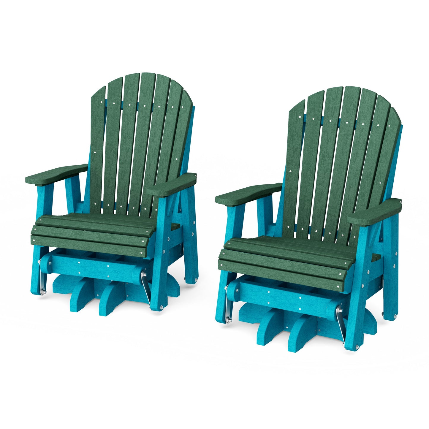 Heritage Adirondack Swivel Glider Chair Set of 2