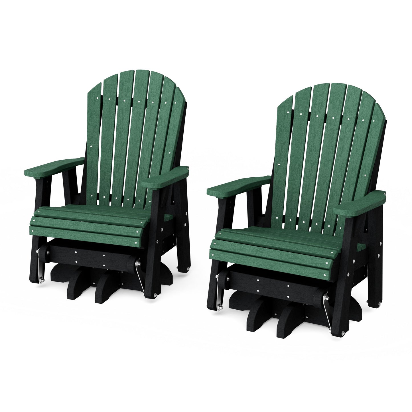 Heritage Adirondack Swivel Glider Chair Set of 2