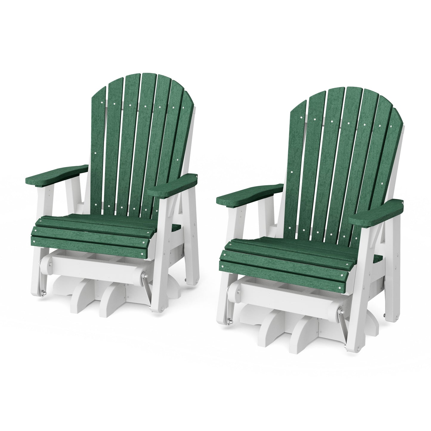 Heritage Adirondack Swivel Glider Chair Set of 2