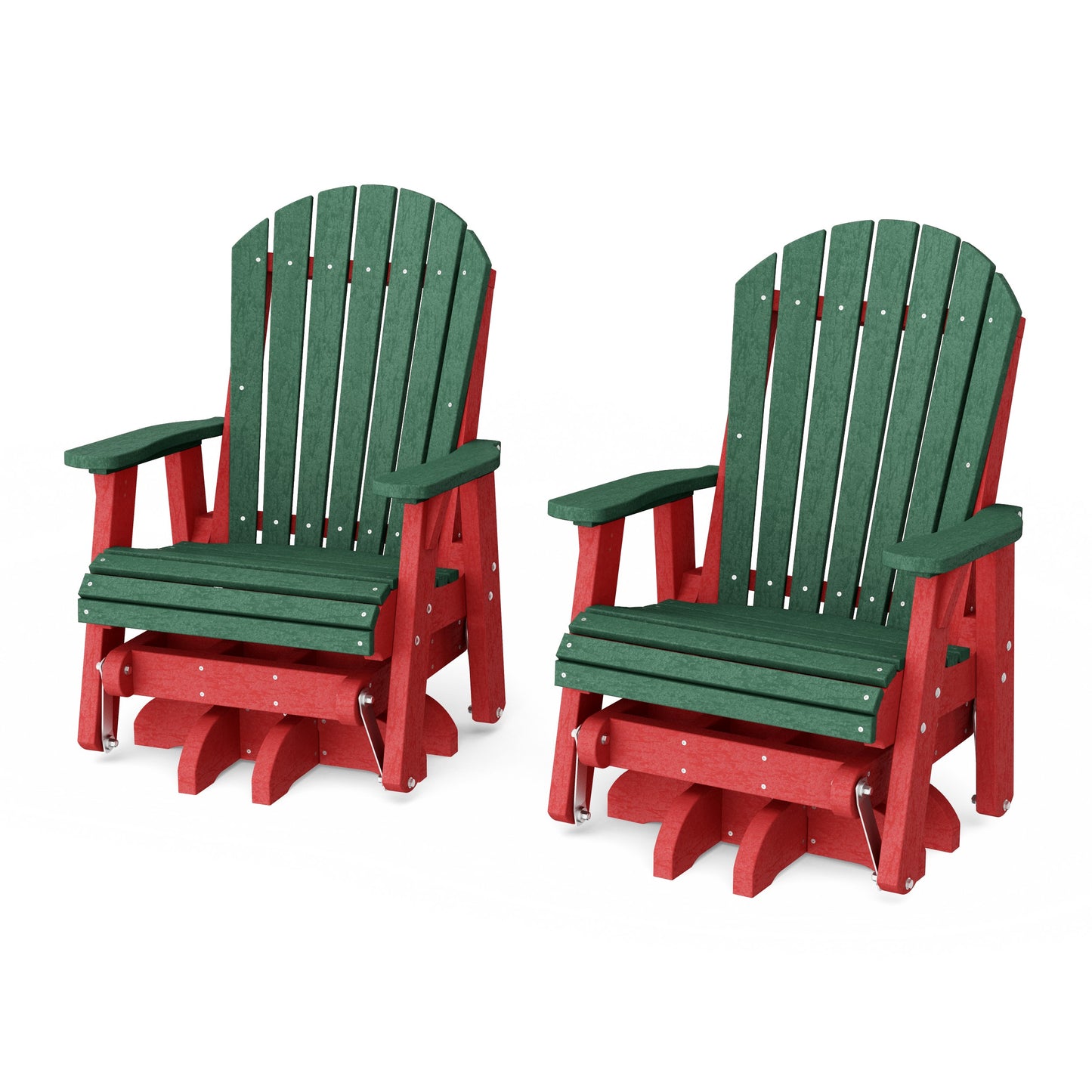 Heritage Adirondack Swivel Glider Chair Set of 2