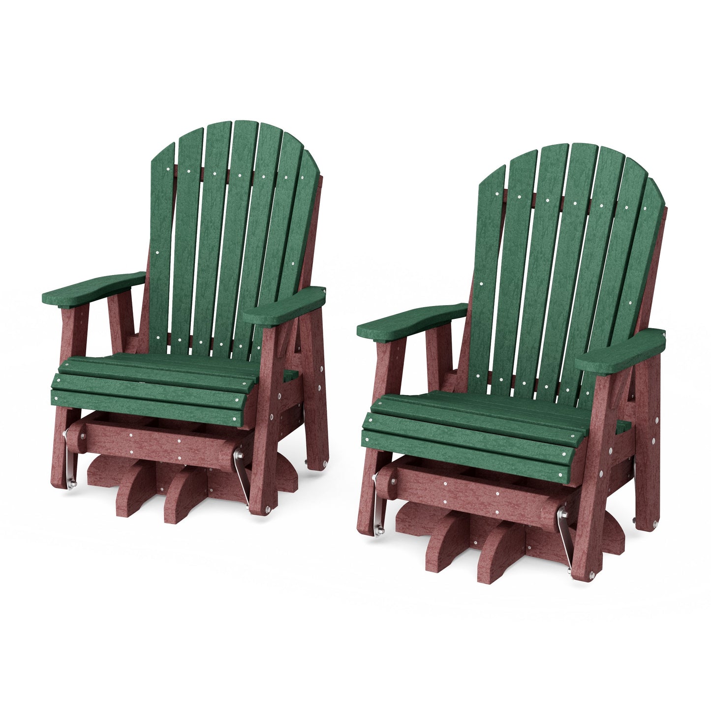 Heritage Adirondack Swivel Glider Chair Set of 2