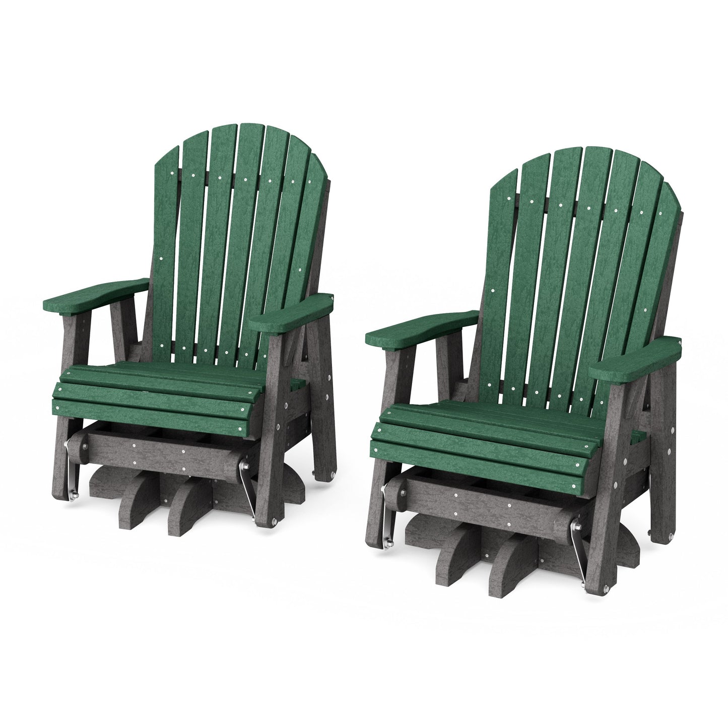 Heritage Adirondack Swivel Glider Chair Set of 2
