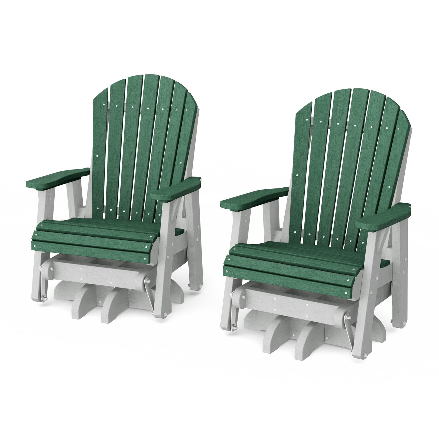 Heritage Adirondack Swivel Glider Chair Set of 2