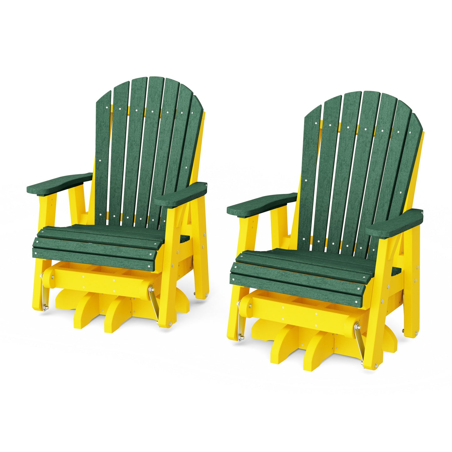 Heritage Adirondack Swivel Glider Chair Set of 2