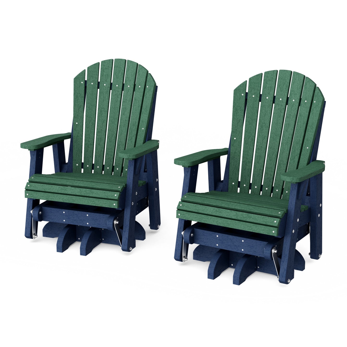 Heritage Adirondack Swivel Glider Chair Set of 2