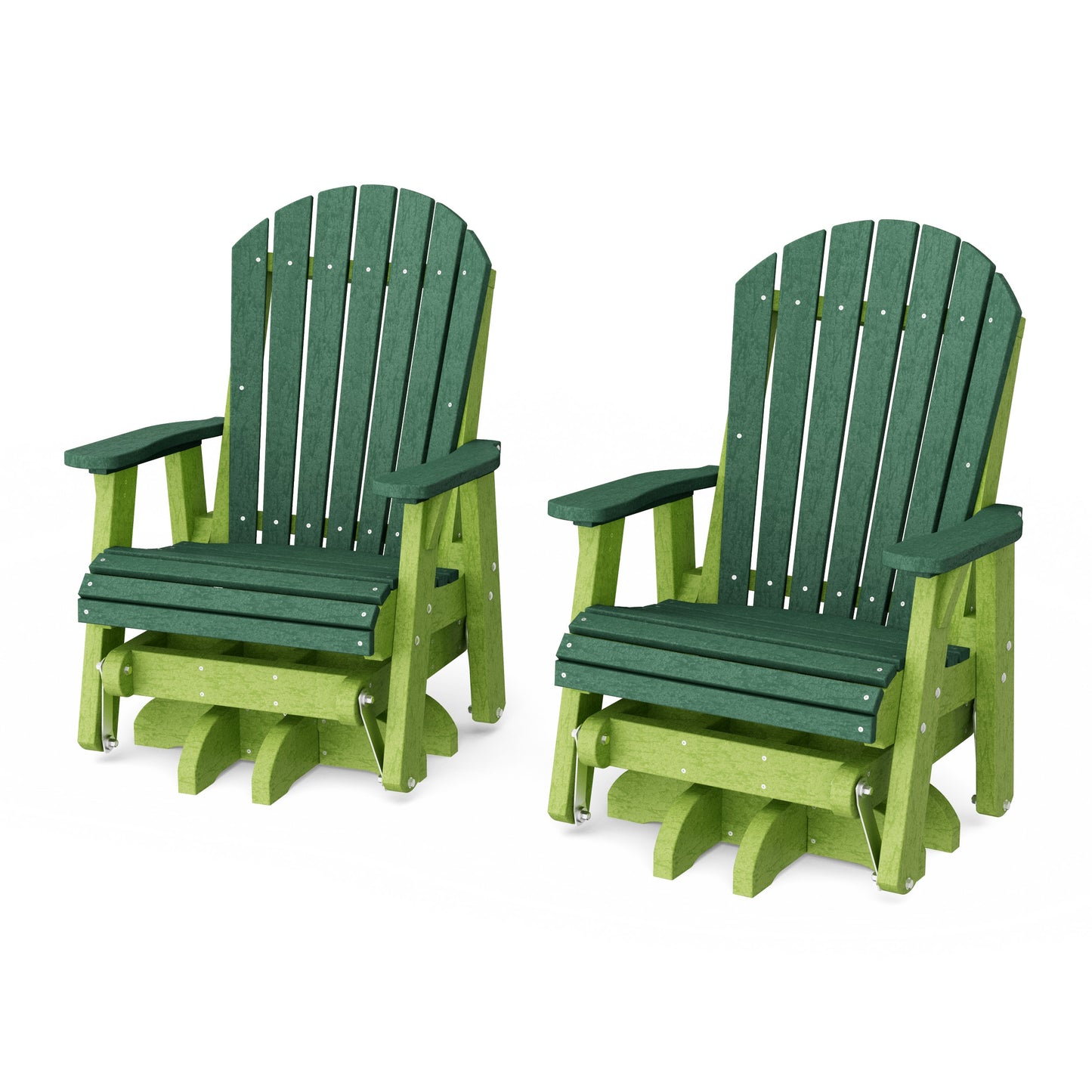 Heritage Adirondack Swivel Glider Chair Set of 2