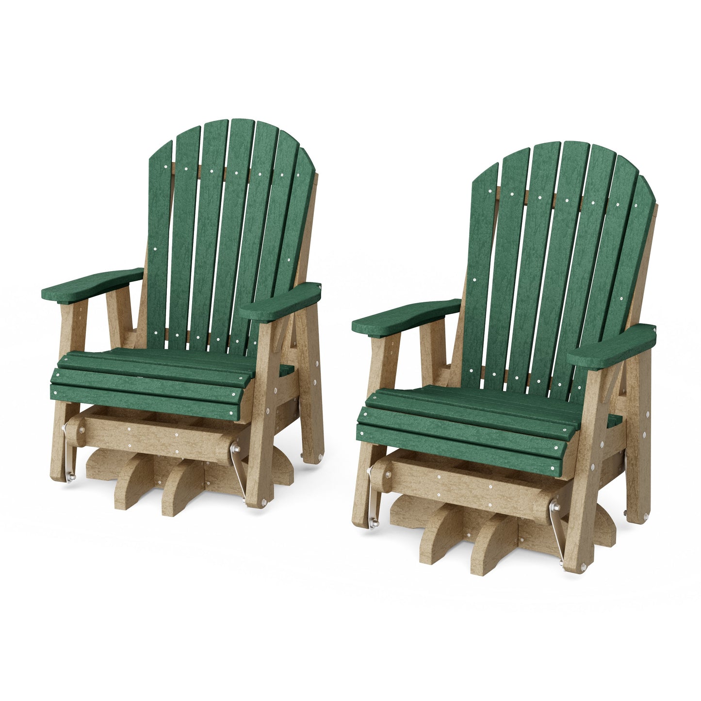 Heritage Adirondack Swivel Glider Chair Set of 2