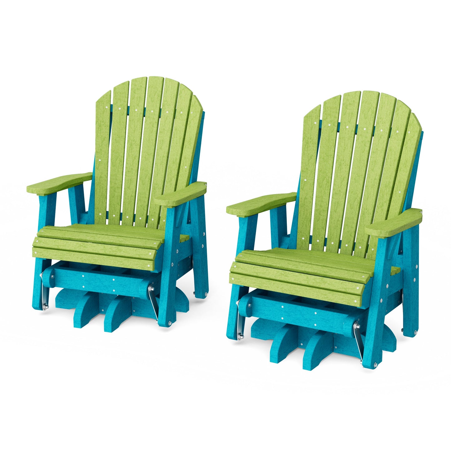 Heritage Adirondack Swivel Glider Chair Set of 2