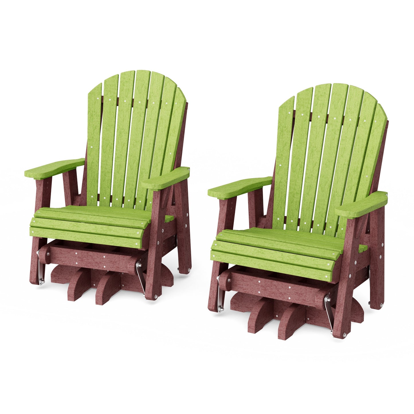 Heritage Adirondack Swivel Glider Chair Set of 2