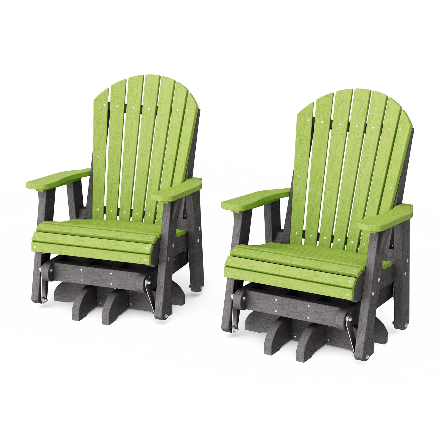 Heritage Adirondack Swivel Glider Chair Set of 2