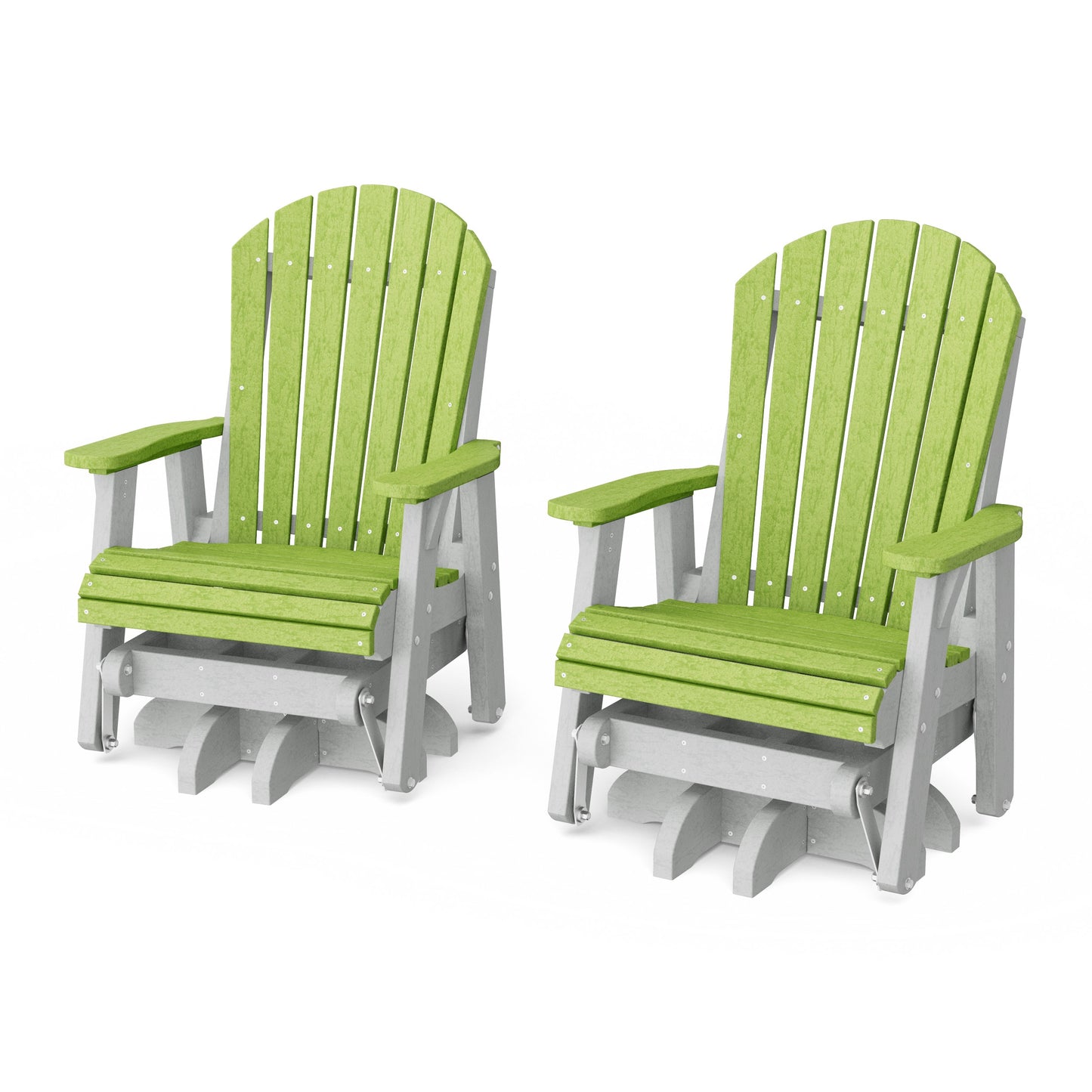 Heritage Adirondack Swivel Glider Chair Set of 2
