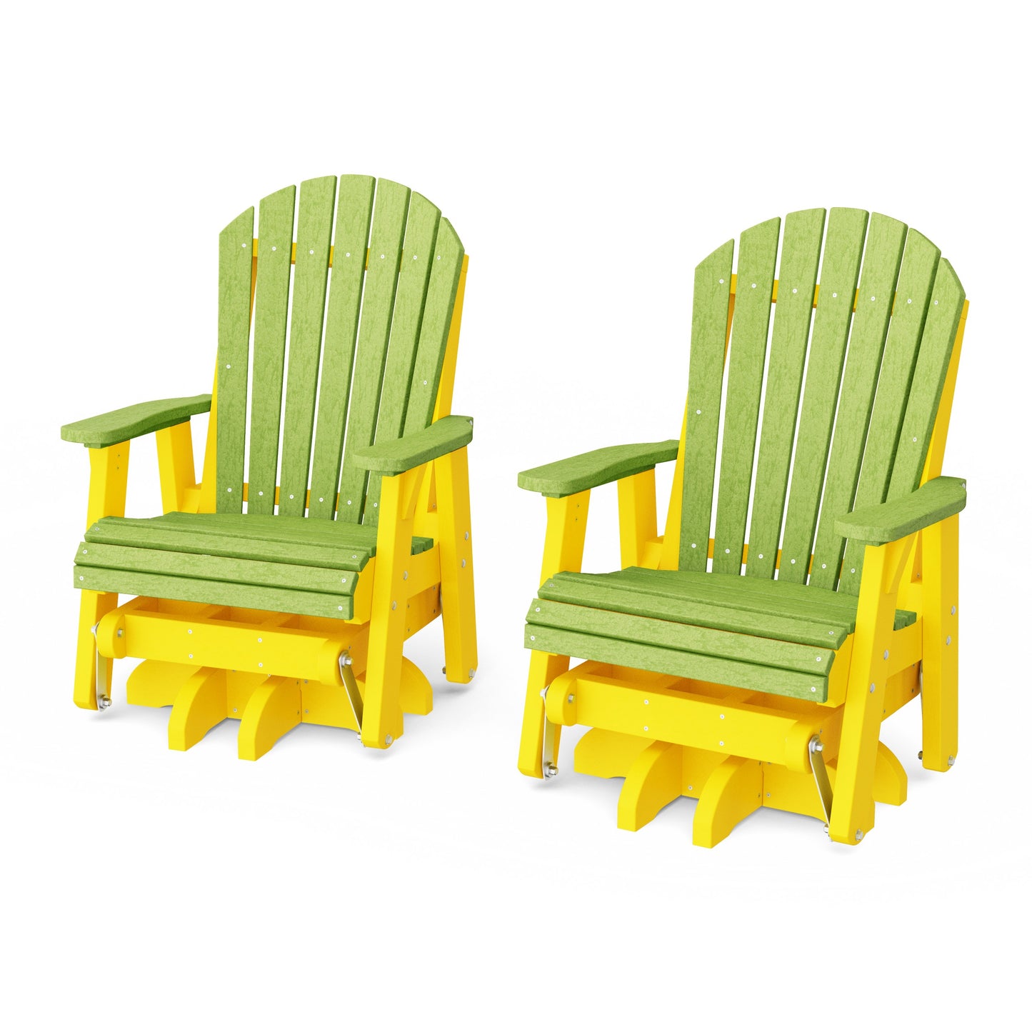 Heritage Adirondack Swivel Glider Chair Set of 2