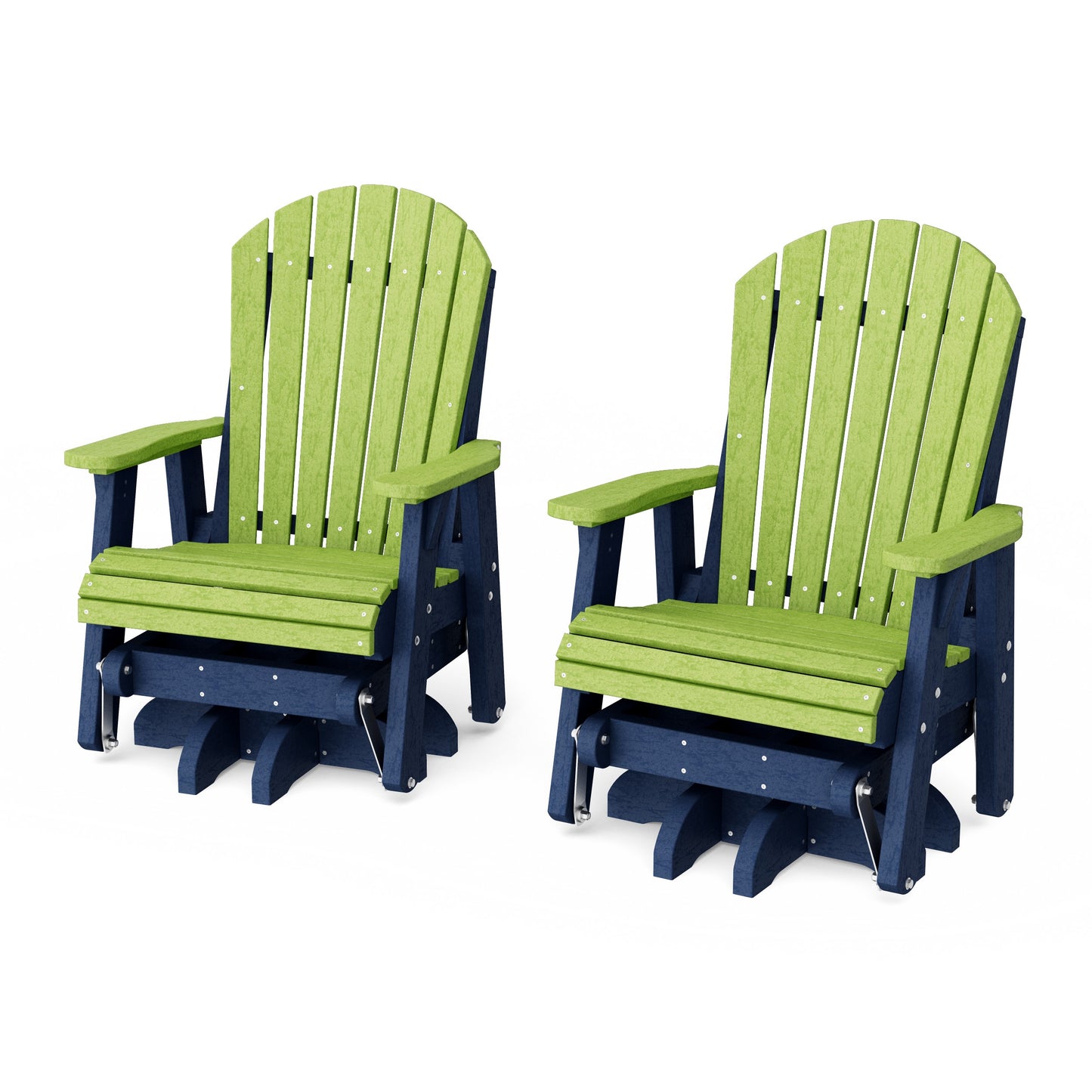 Heritage Adirondack Swivel Glider Chair Set of 2