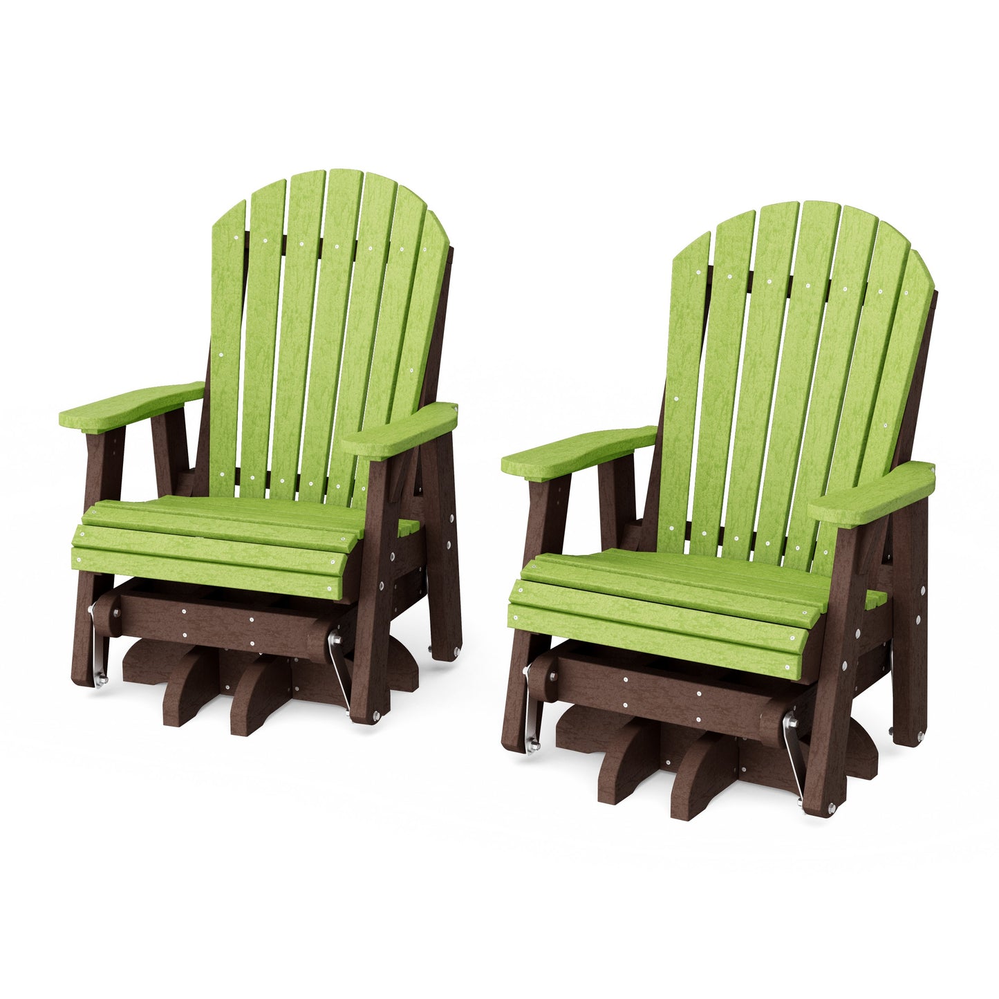 Heritage Adirondack Swivel Glider Chair Set of 2