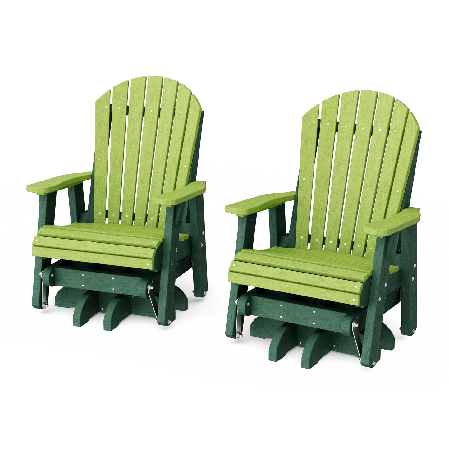 Heritage Adirondack Swivel Glider Chair Set of 2