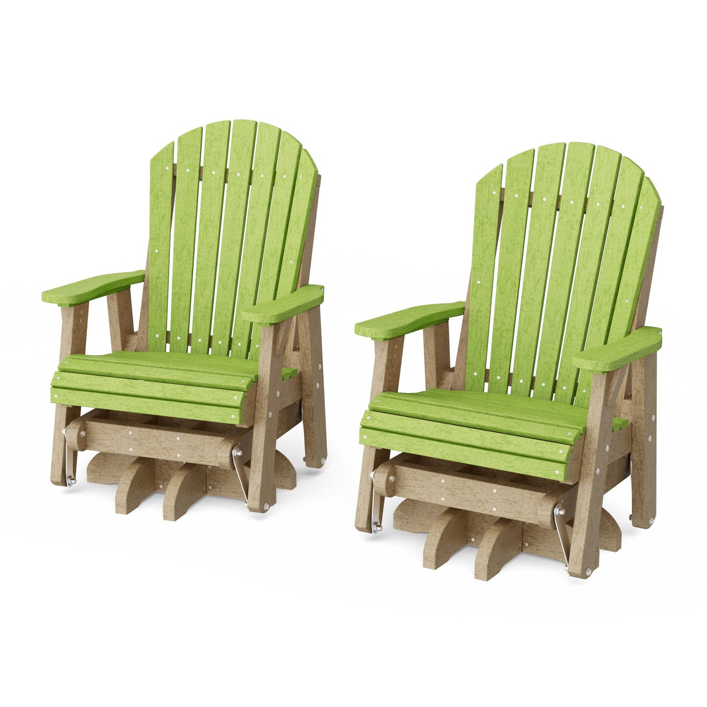 Heritage Adirondack Swivel Glider Chair Set of 2