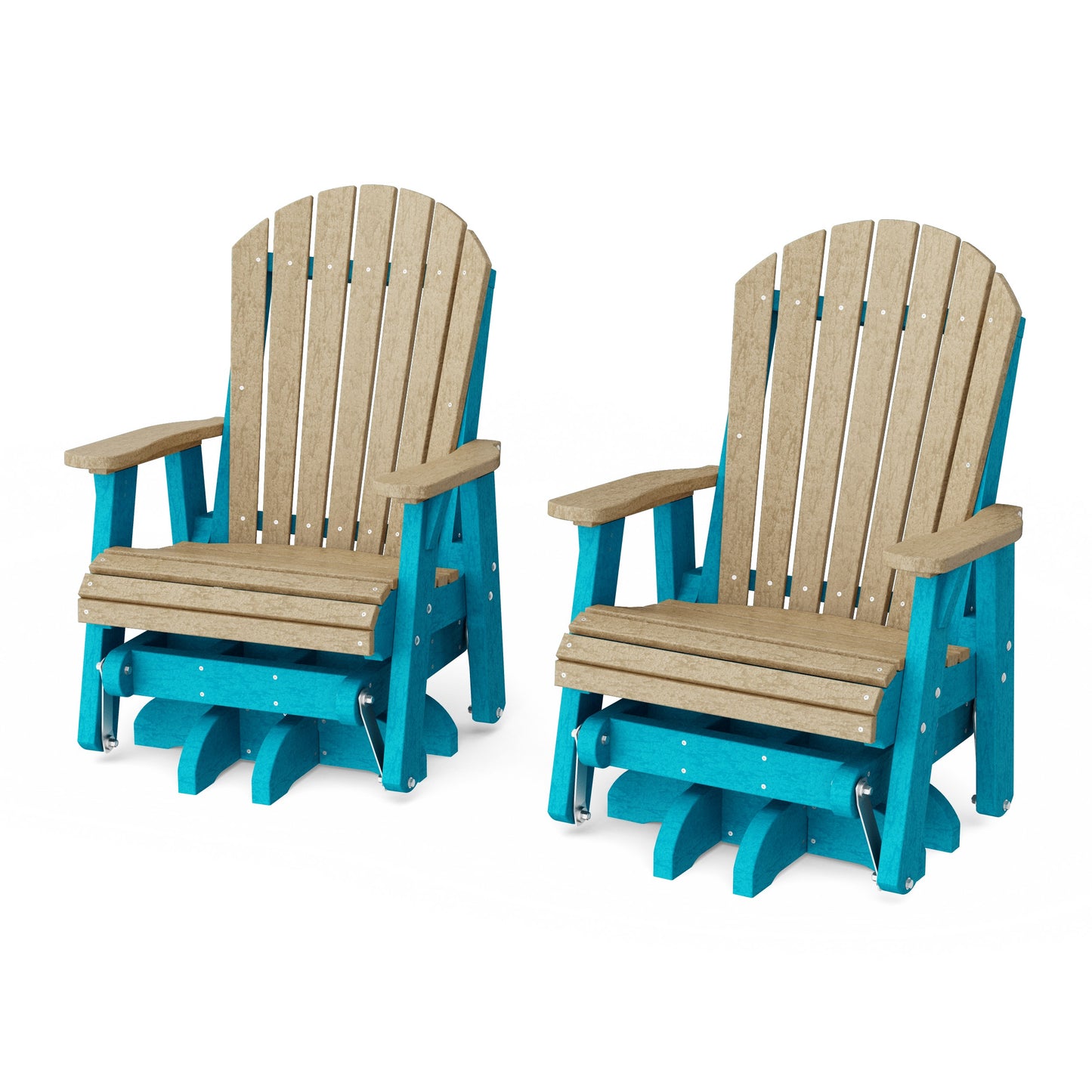 Heritage Adirondack Swivel Glider Chair Set of 2