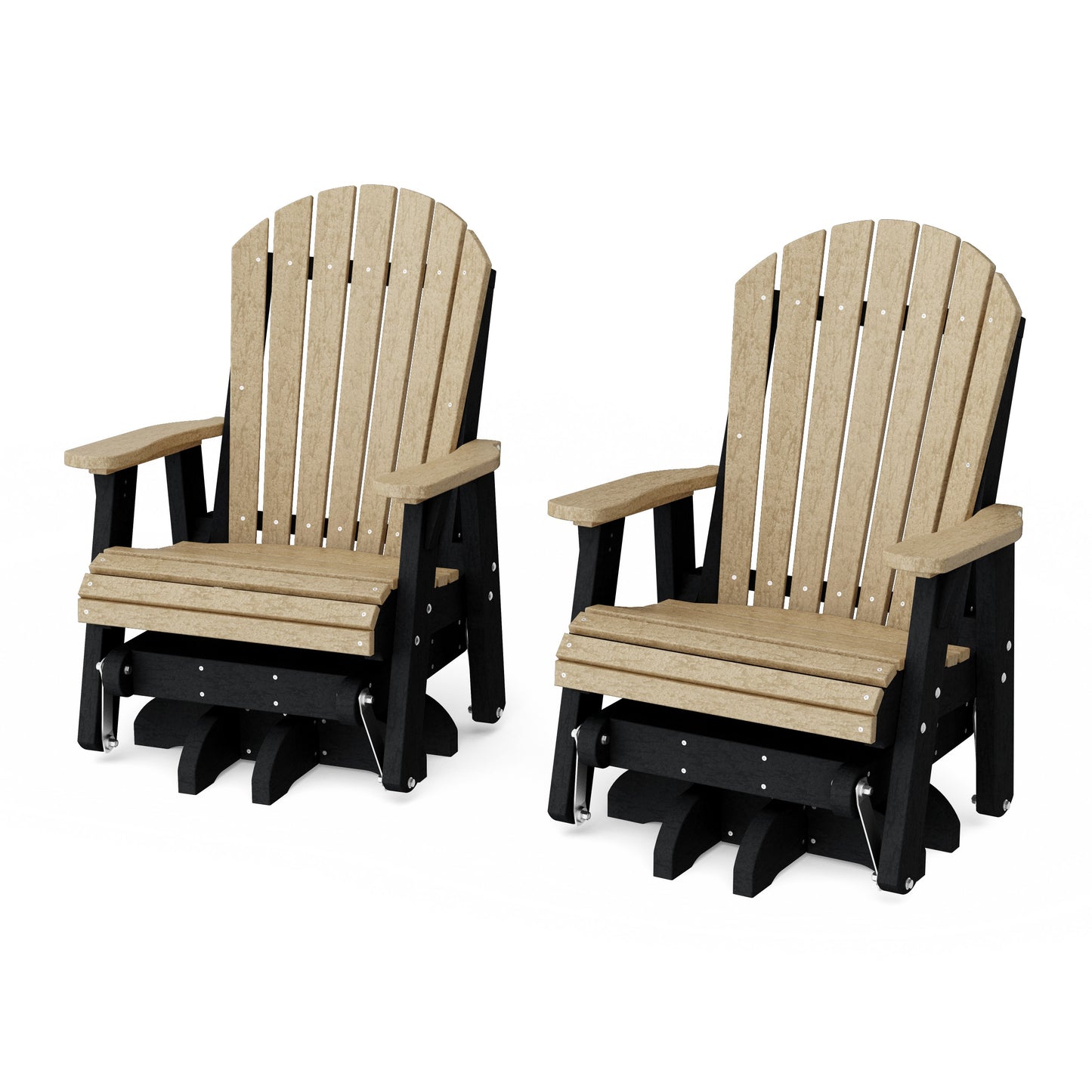 Heritage Adirondack Swivel Glider Chair Set of 2