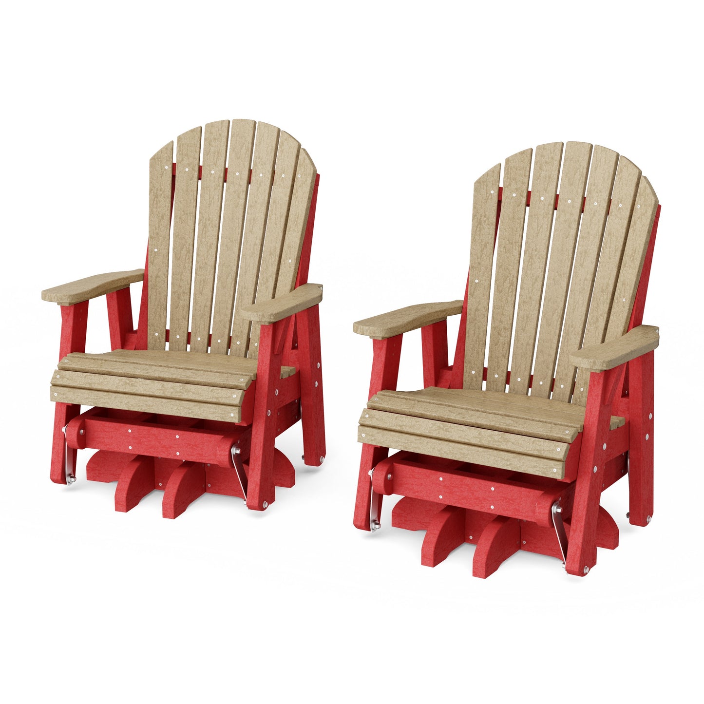 Heritage Adirondack Swivel Glider Chair Set of 2