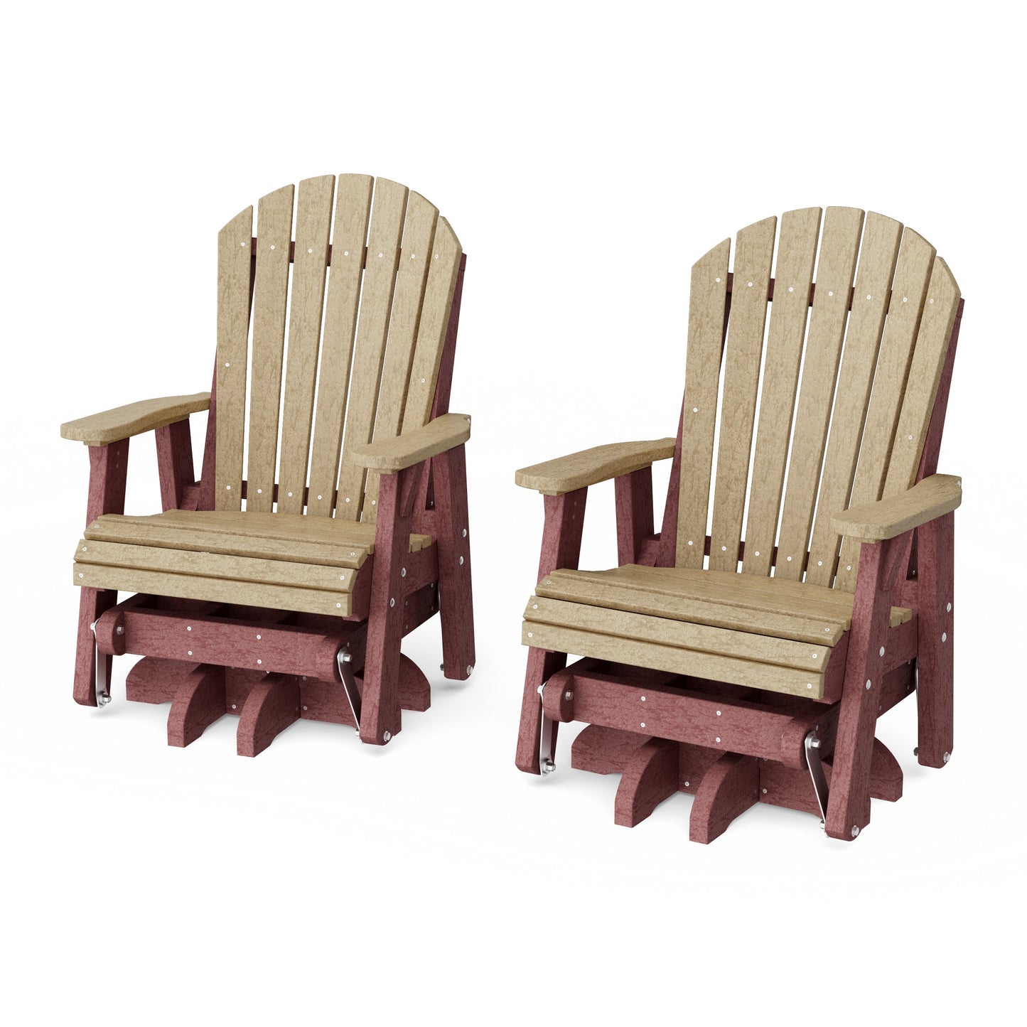 Heritage Adirondack Swivel Glider Chair Set of 2