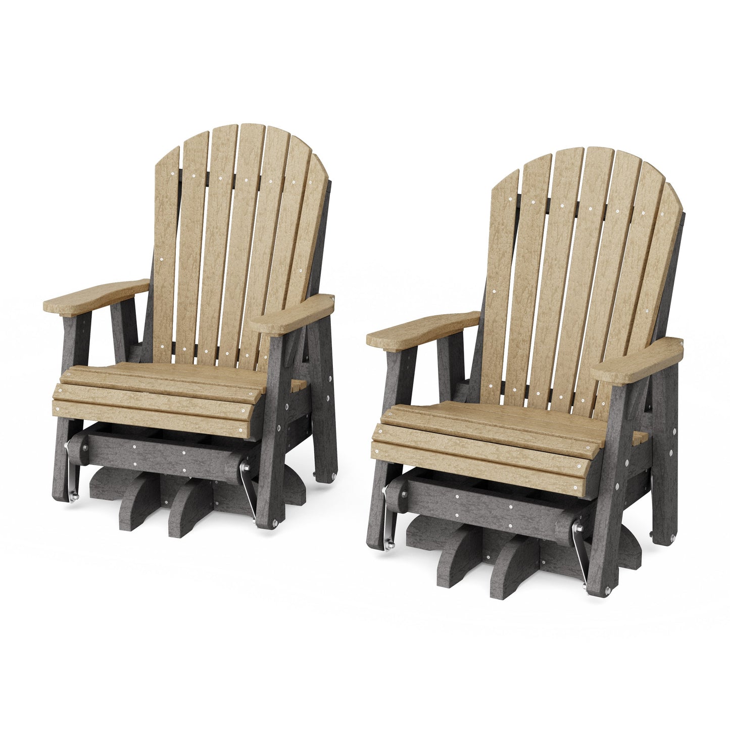Heritage Adirondack Swivel Glider Chair Set of 2