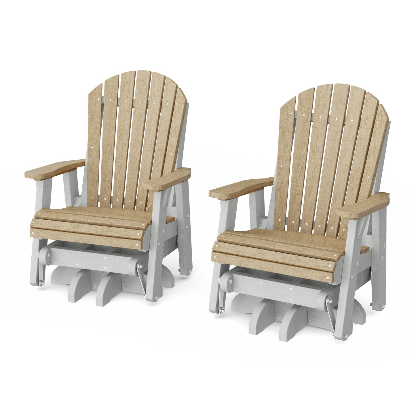Heritage Adirondack Swivel Glider Chair Set of 2