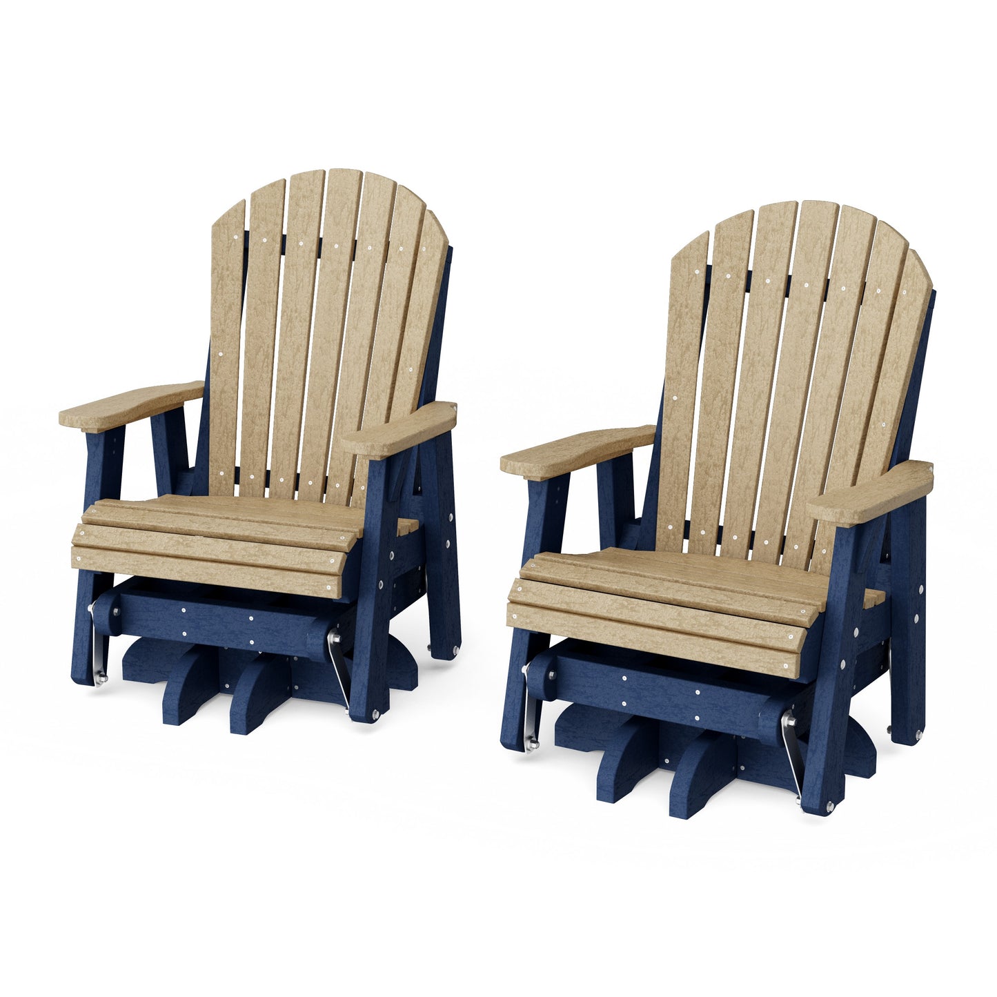 Heritage Adirondack Swivel Glider Chair Set of 2