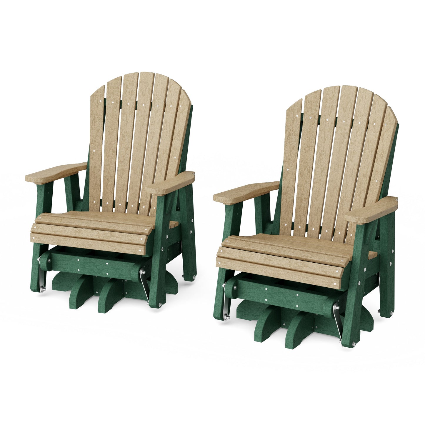 Heritage Adirondack Swivel Glider Chair Set of 2
