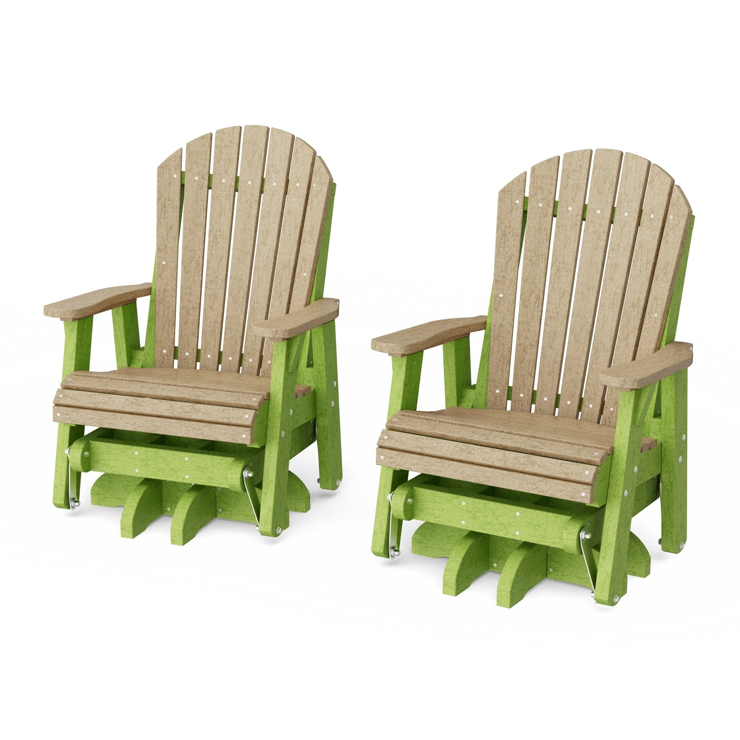 Heritage Adirondack Swivel Glider Chair Set of 2